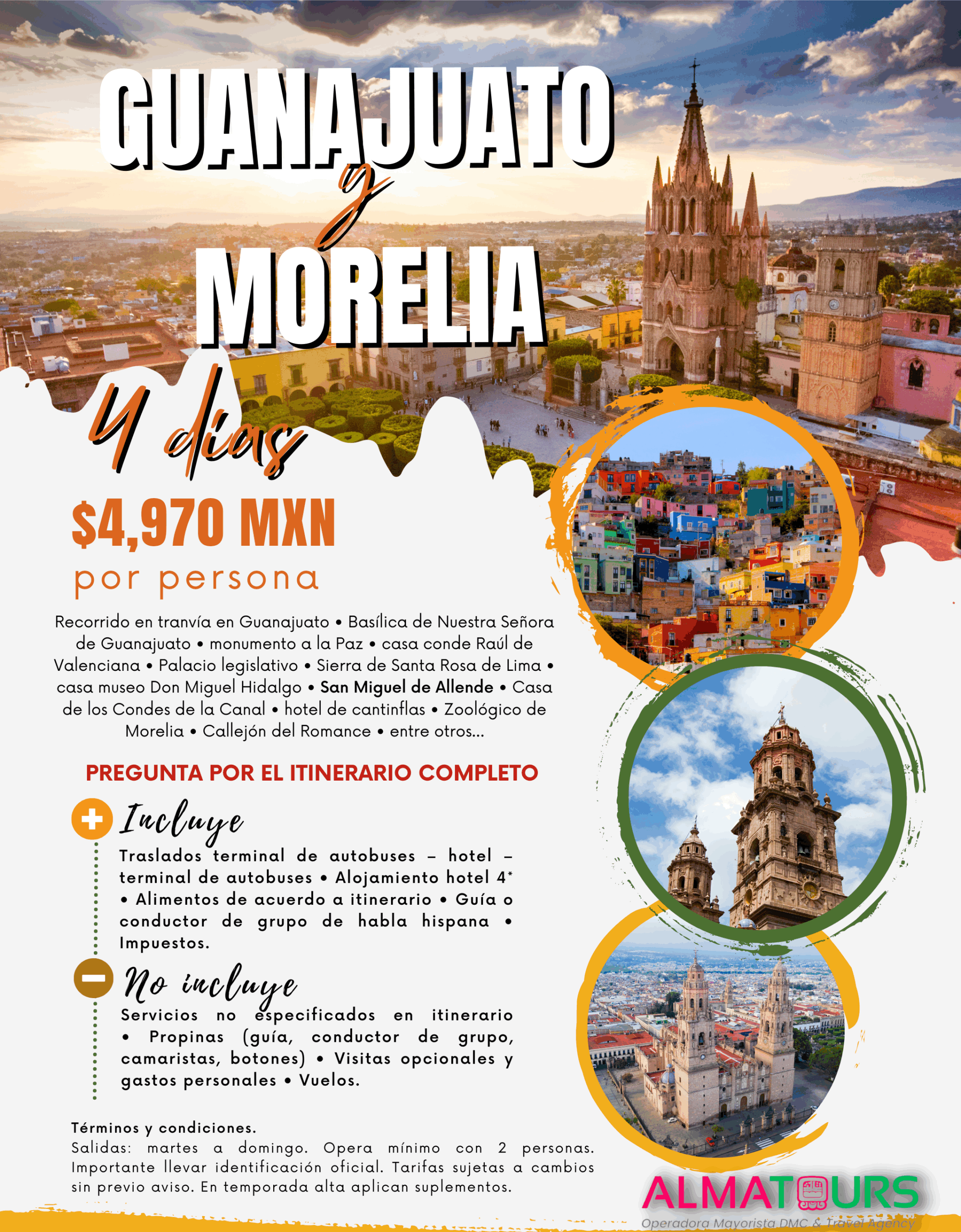 Guanajuato y Morelia